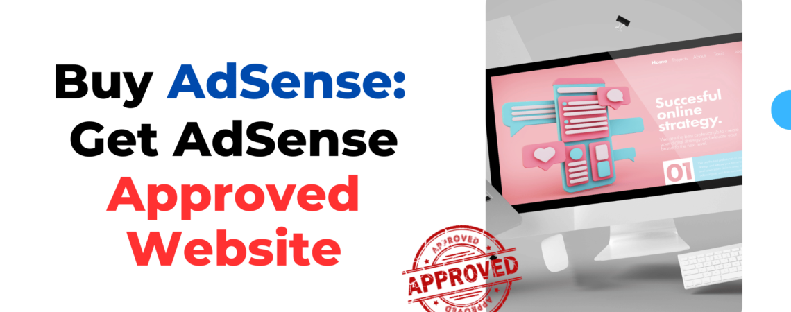 buy adsense approved website now