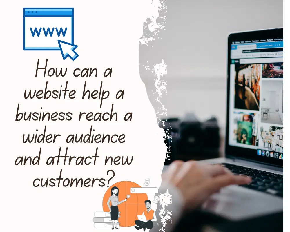 website help a business reach a wider audience and attract new customers